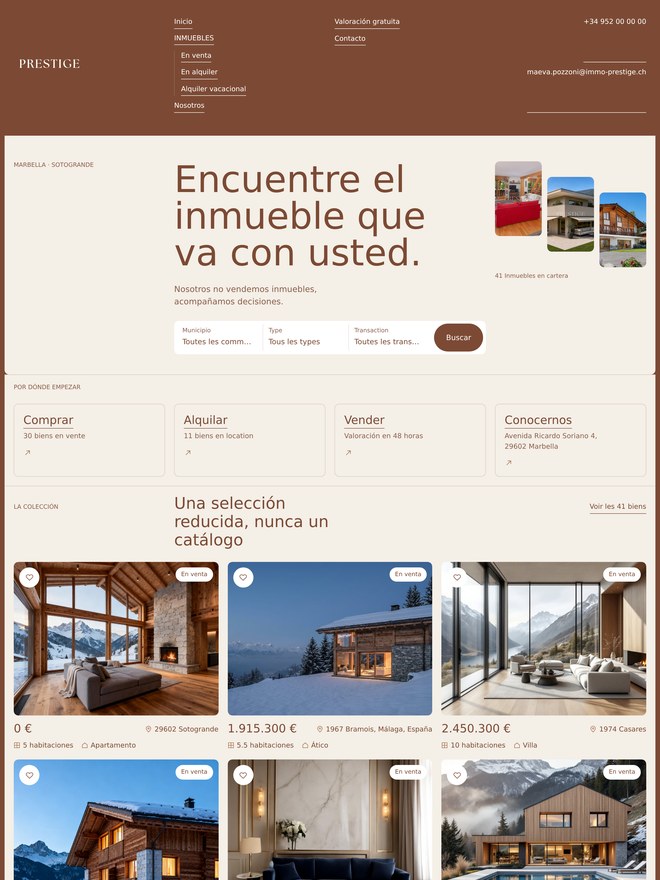 Sitio web