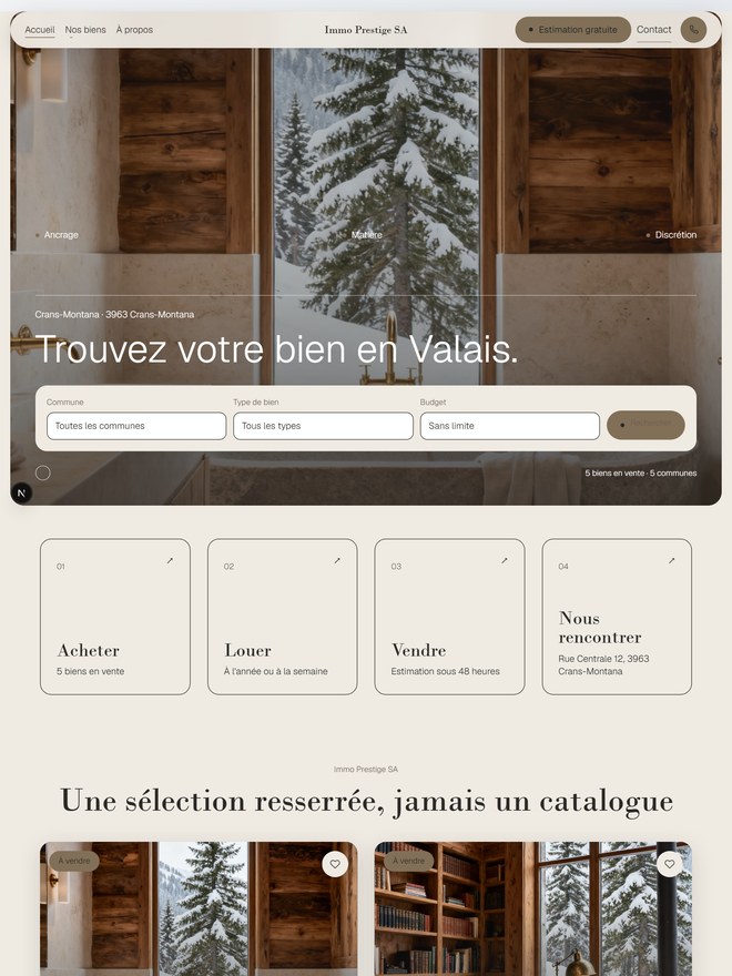 Site vitrine